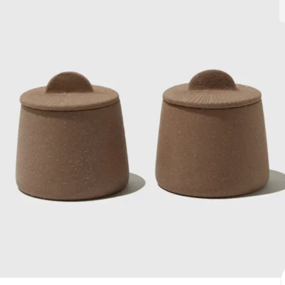 Brand new in box Citrine Canyon Collection by Magenta Spice Jars - Set of 2.